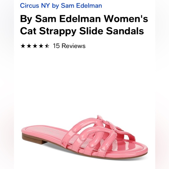 Sam Edelman NIB NWT Hot Pink Cat Strappy Sandals - Picture 7 of 7